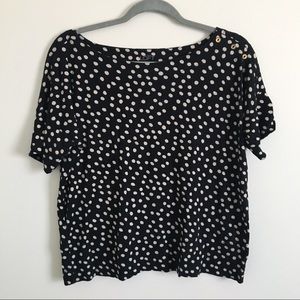 Loft Dotty Top with Embellishments | Size L